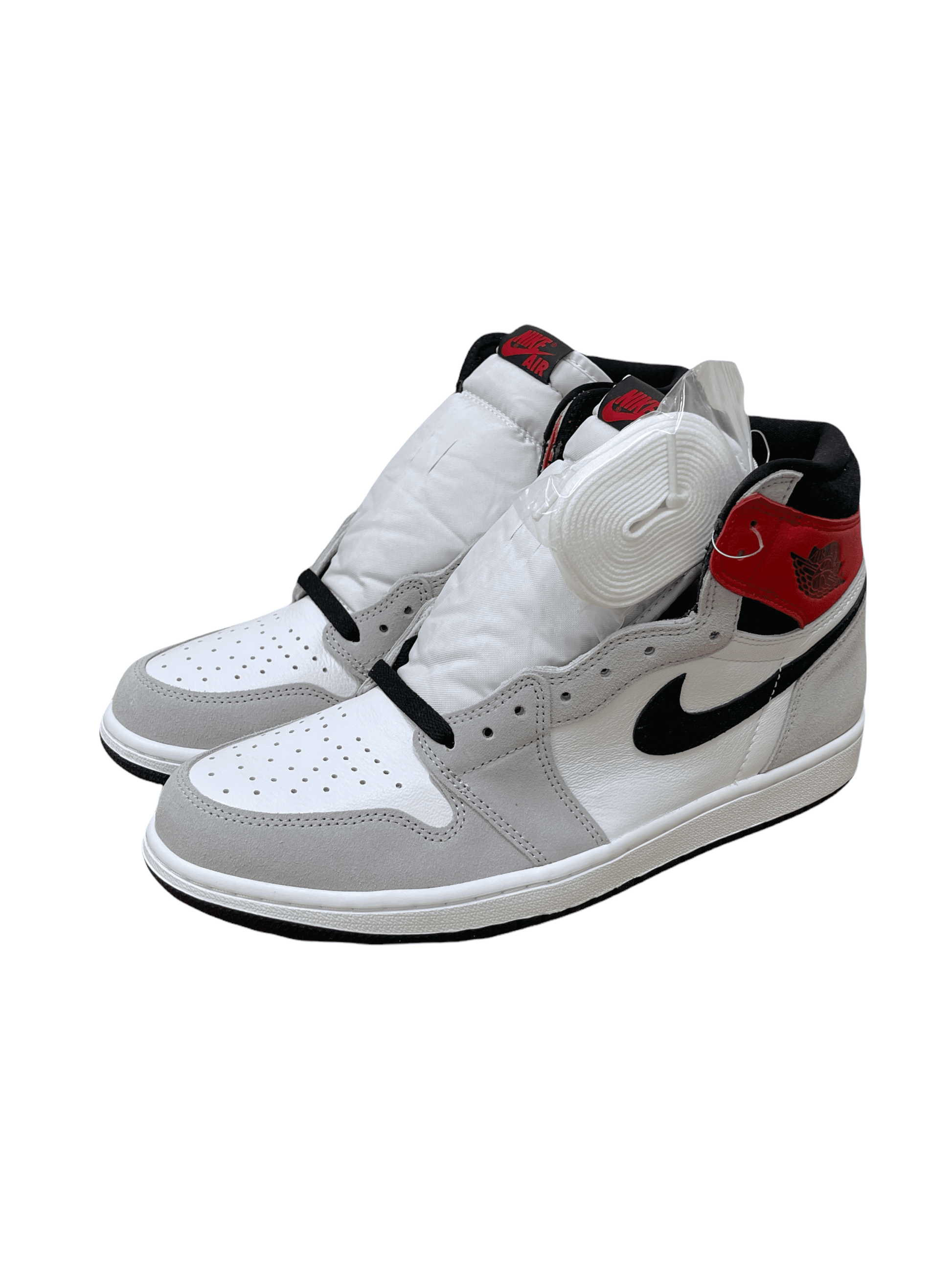 Nike Air Jordan 1 Retro High Light Smoke Grey Sneakers - Genuine Design Luxury Consignment for Men. New & Pre-Owned Clothing, Shoes, & Accessories. Calgary, Canada