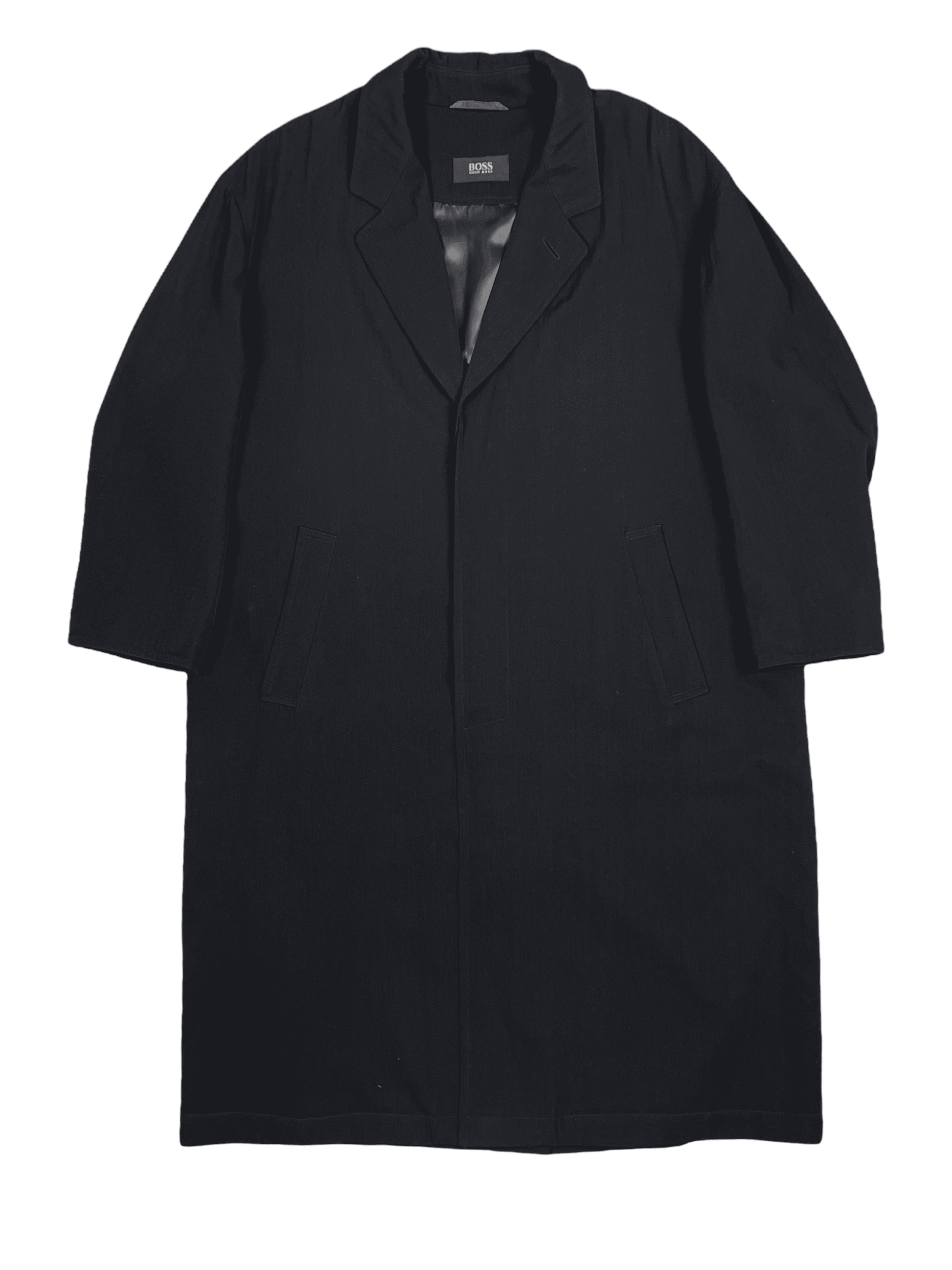 Hugo Boss Black Wool Blend Top Coat – 54R / XXL - Genuine Design Luxury Consignment for Men. New & Pre-Owned Clothing, Shoes, & Accessories. Calgary, Canada