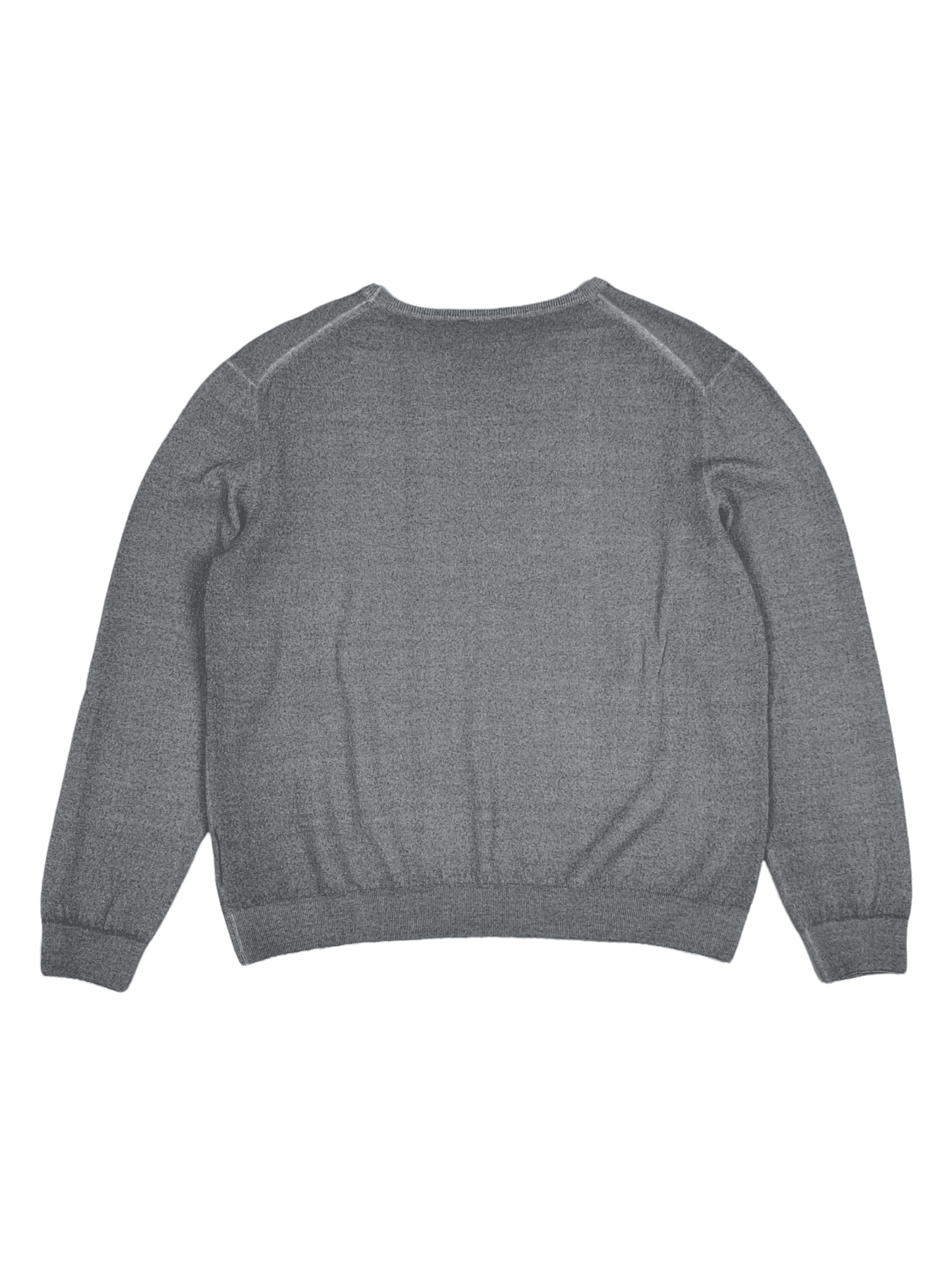 Paul Zileri Grey Wool Crewneck Sweater Small - Genuine Design Luxury Consignment for Men. New & Pre-Owned Clothing, Shoes, & Accessories. Calgary, Canada