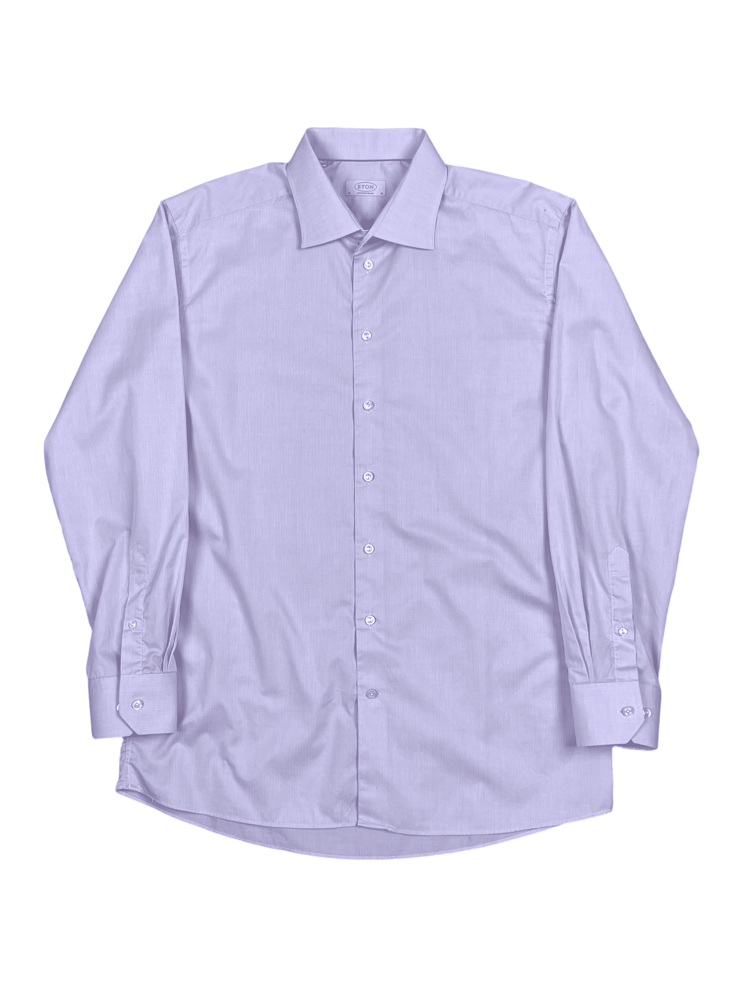 Eton Lavender Dress Shirt  18 / 46 - Genuine Design Luxury Consignment for Men. New & Pre-Owned Clothing, Shoes, & Accessories. Calgary, Canada