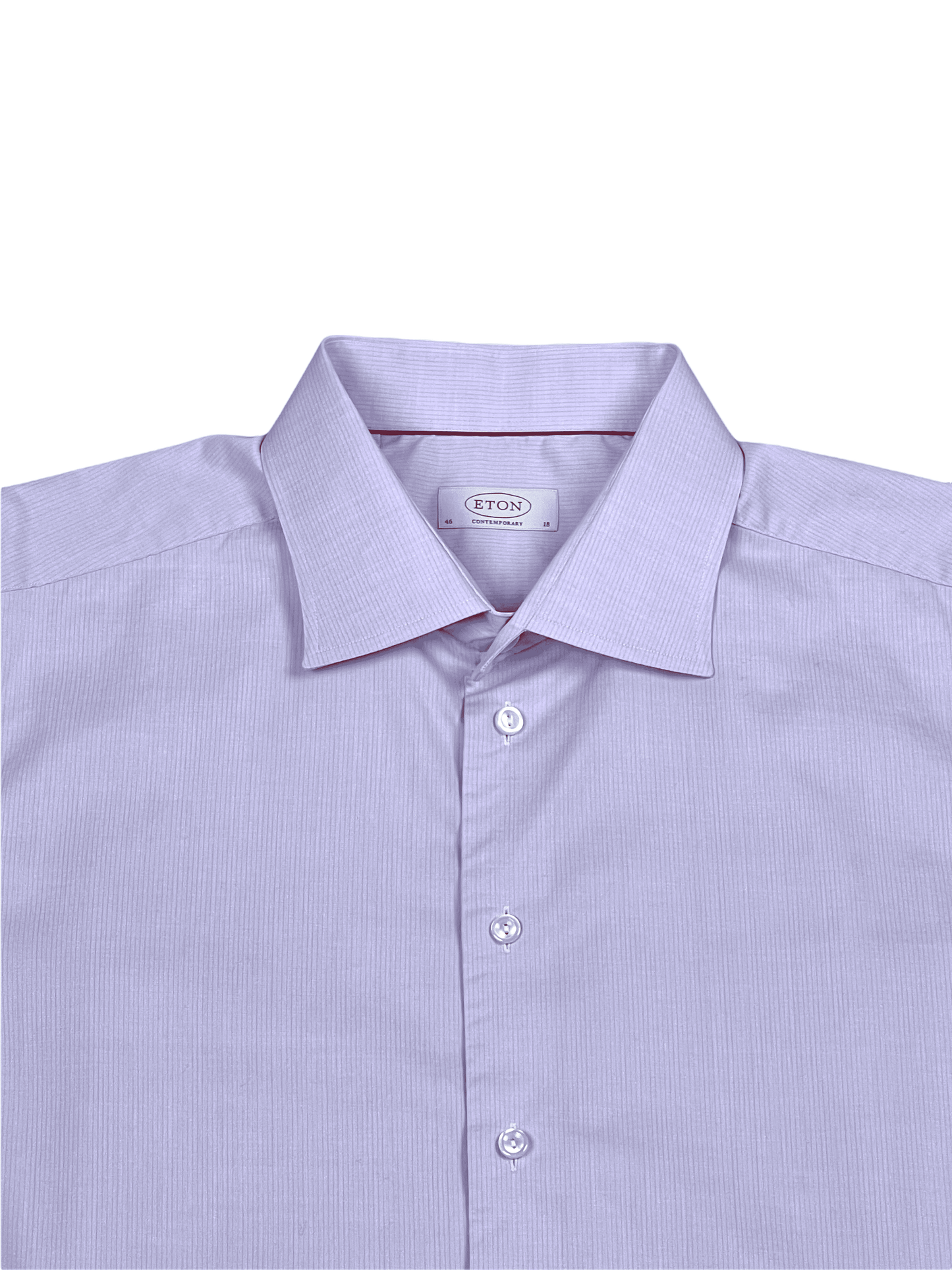 Eton Lavender Dress Shirt  18 / 46 - Genuine Design Luxury Consignment for Men. New & Pre-Owned Clothing, Shoes, & Accessories. Calgary, Canada