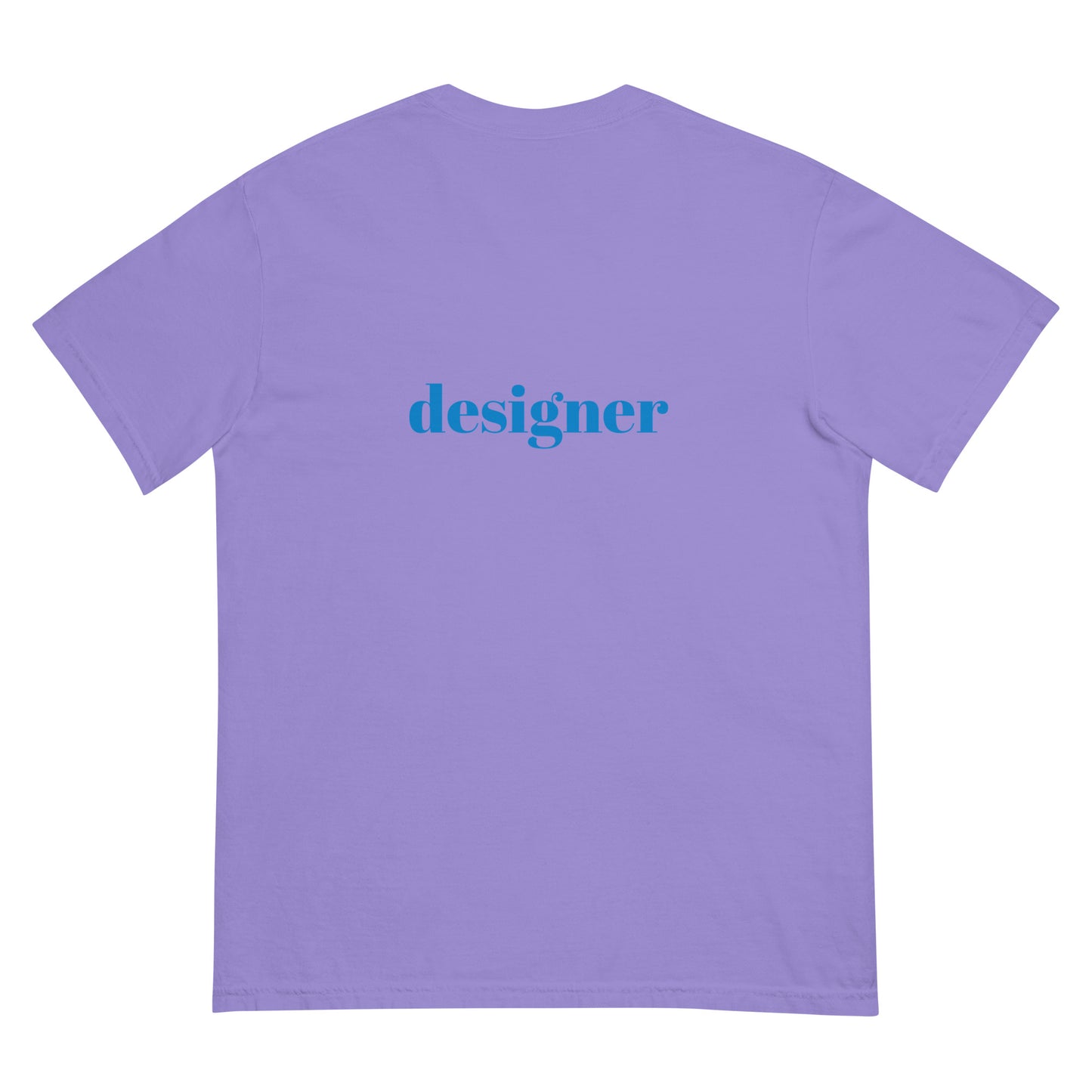 Genuine Design Short Sleeve Tee Azure Blue