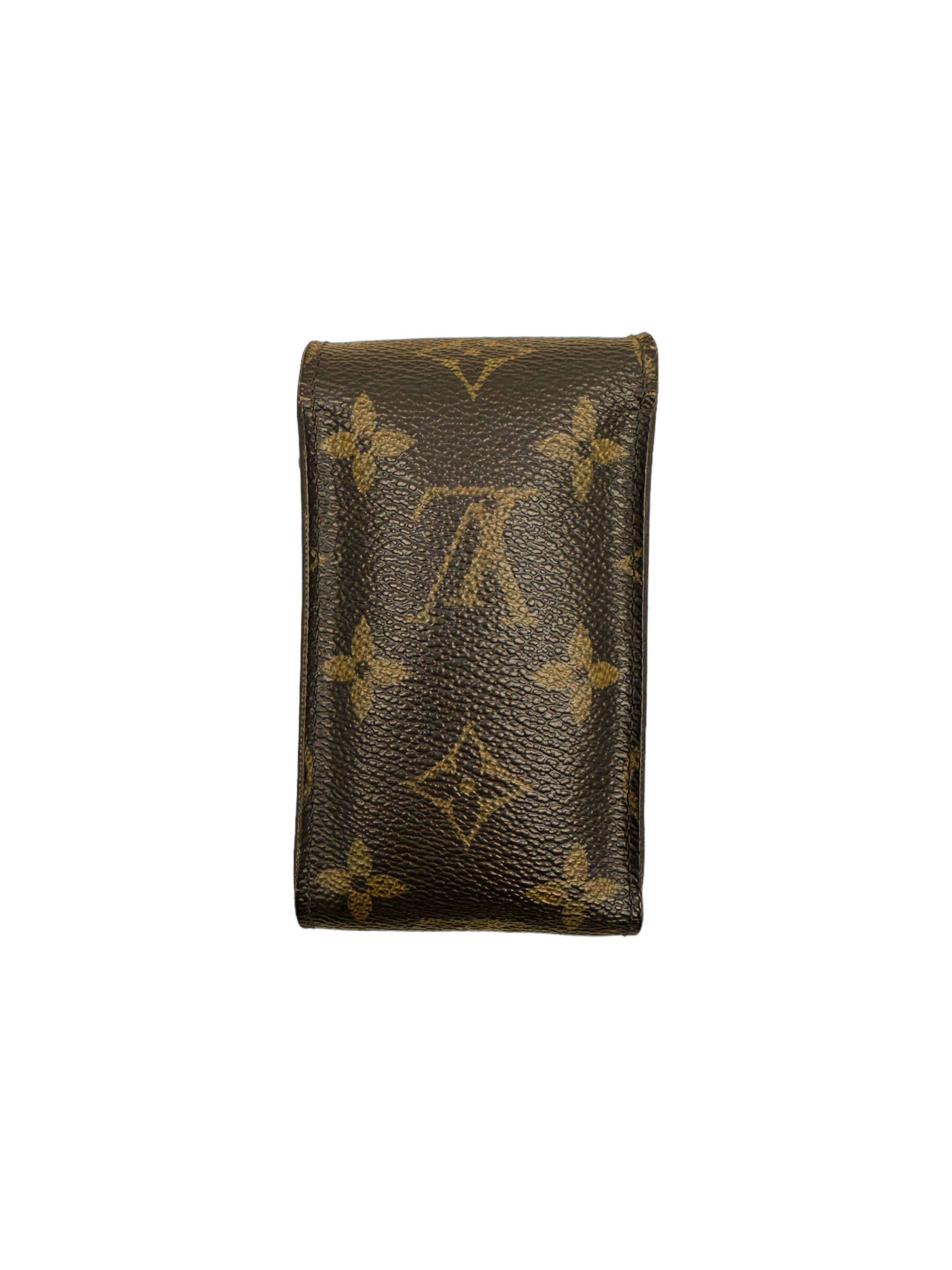 Louis Vuitton Brown Monogram Etui Cigarette Case — Genuine Design Luxury Consignment for Men. New & Pre-Owned Clothing, Shoes, & Accessories. Calgary, Canada