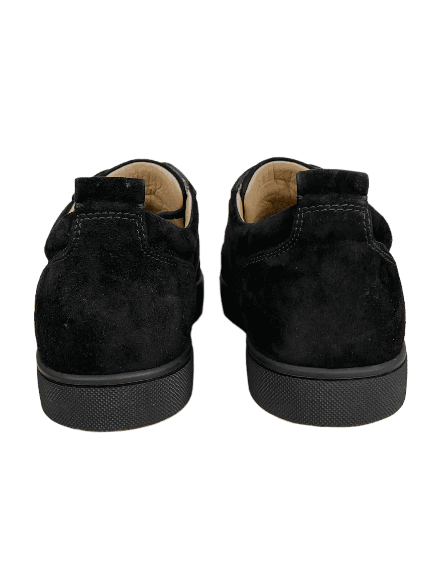 Low top sales suede louboutin