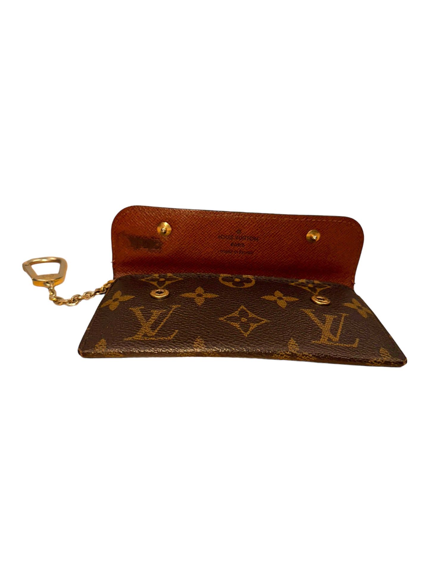 Louis Vuitton Brown Monogram Chain Long Travel Wallet – Genuine Design  Luxury Consignment