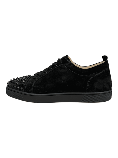 靴 ChristianLouboutin LOU SPIKES SUEDE 42,5 Lou Spikes - High-top sneakers - Suede and spikes - Black