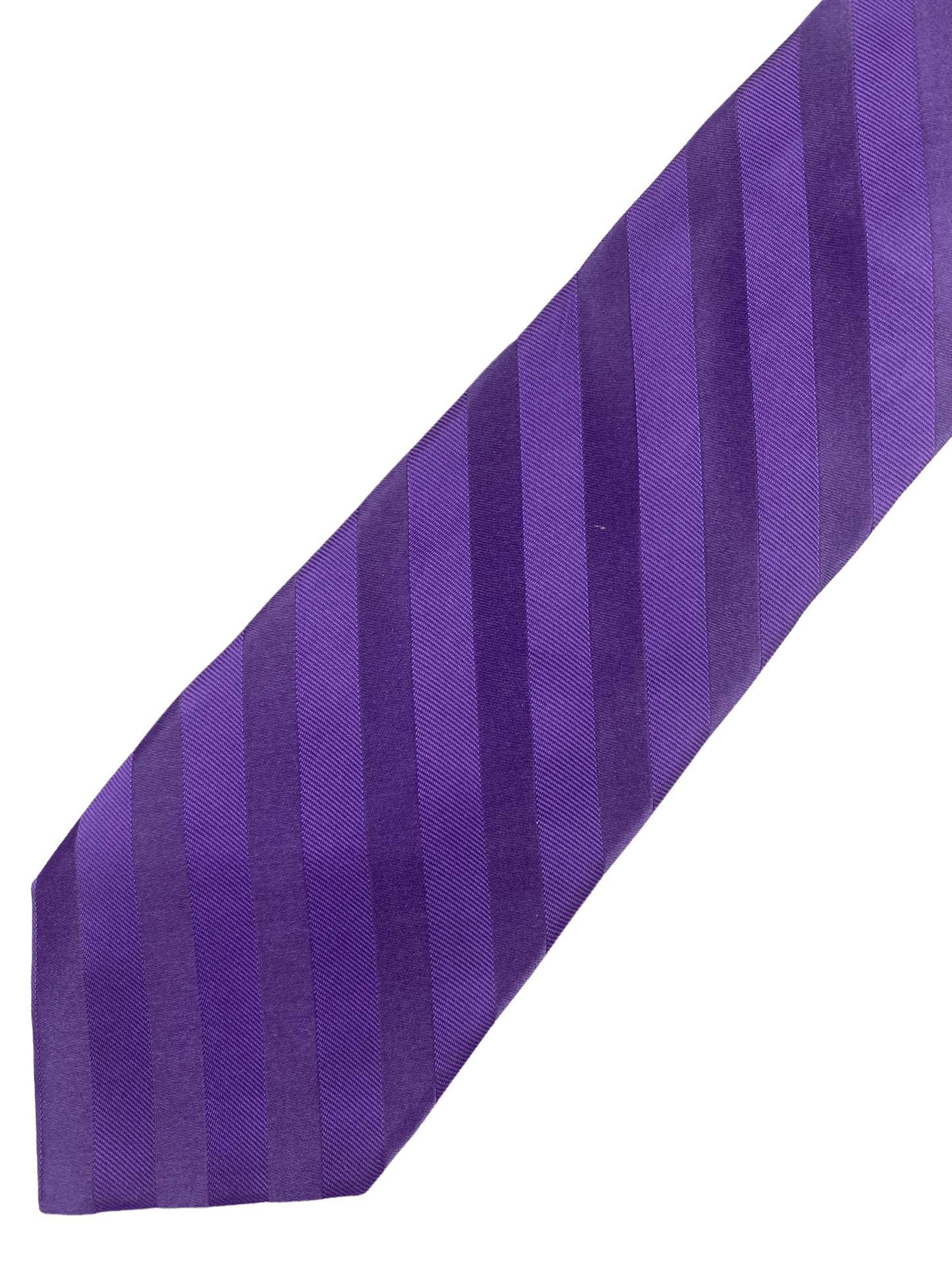 Valentino Purple Striped Silk Tie - Genuine Design luxury consignment Calgary, Alberta, Canada New & pre-owned clothing, shoes, accessories.