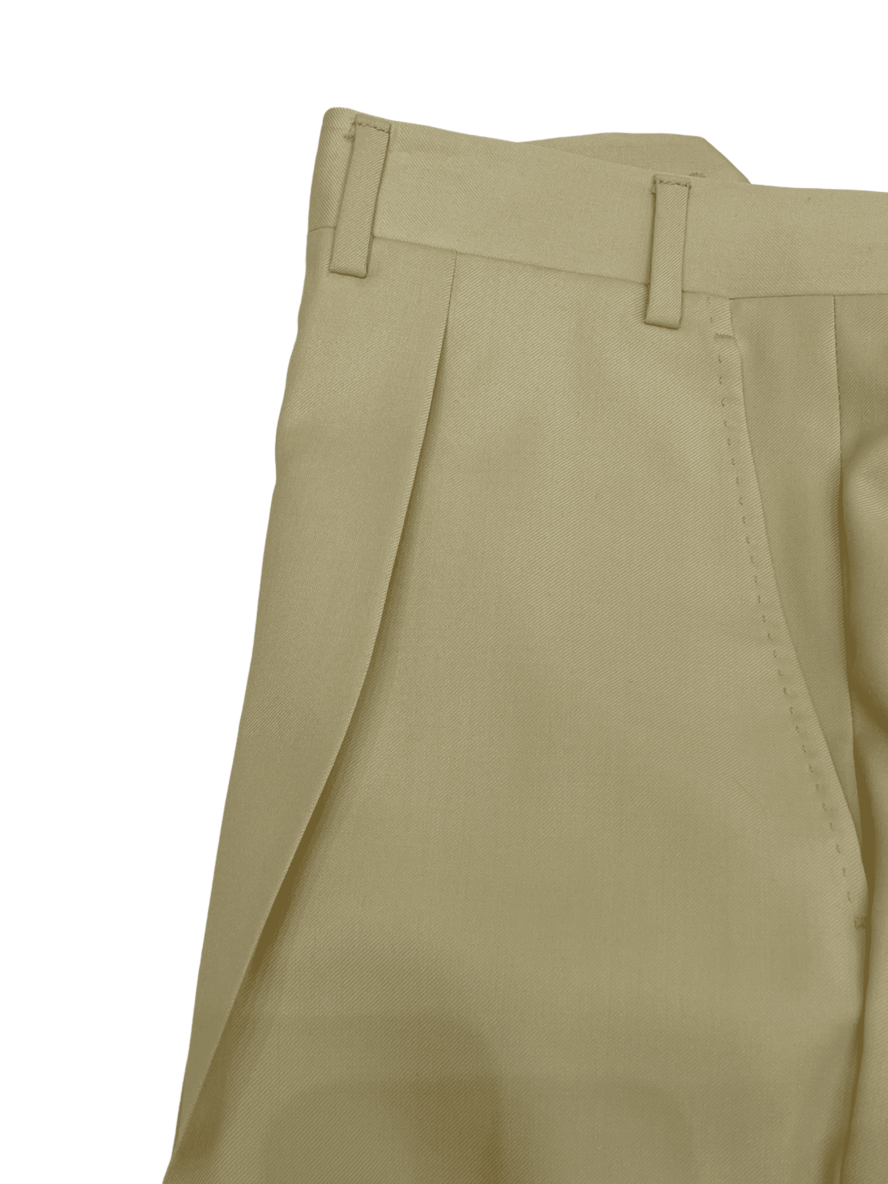Canali Butter Cream Wool Dress Pant 32W 37.5L - Genuine Design Luxury Consignment Calgary, Alberta, Canada New and Pre-Owned Clothing, Shoes, Accessories.