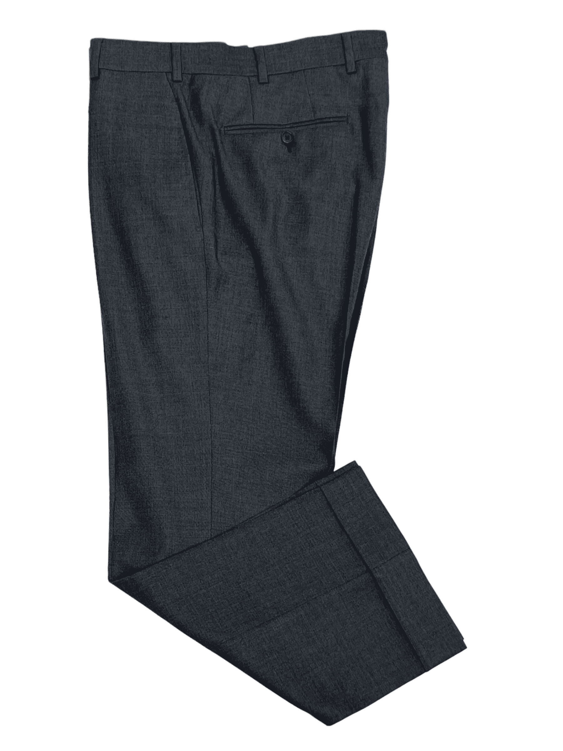 Tom Ford Charcoal Grey Wool Dress Pant 34W 27.5L - Genuine Design Luxury Consignment Calgary, Alberta, Canada New and Pre-Owned Clothing, Shoes, Accessories.