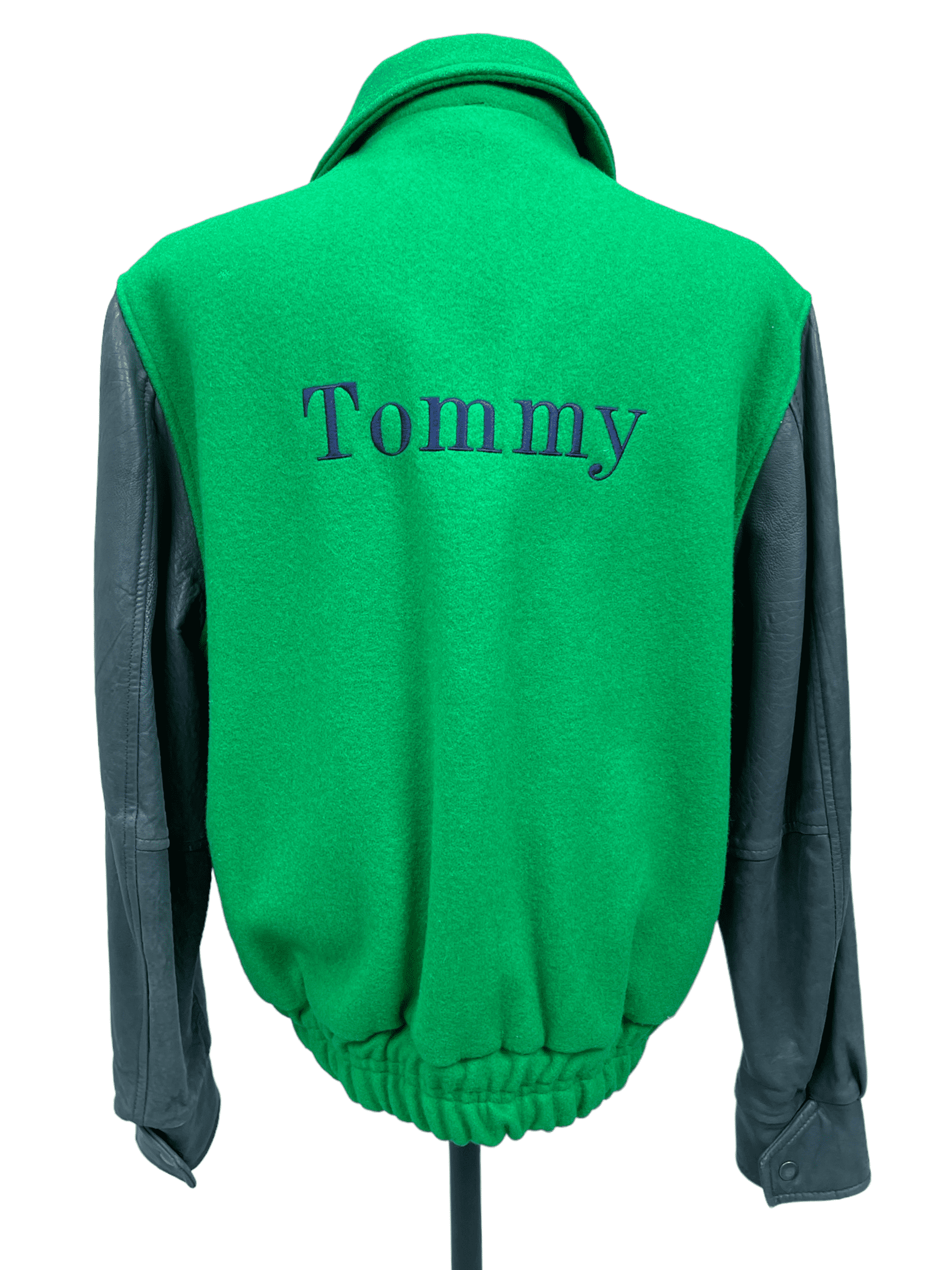 Tommy Hilfiger Varsity Green Jacket - Genuine Design Luxury Consignment for Men. New & Pre-Owned Clothing, Shoes, & Accessories. Calgary, Canada