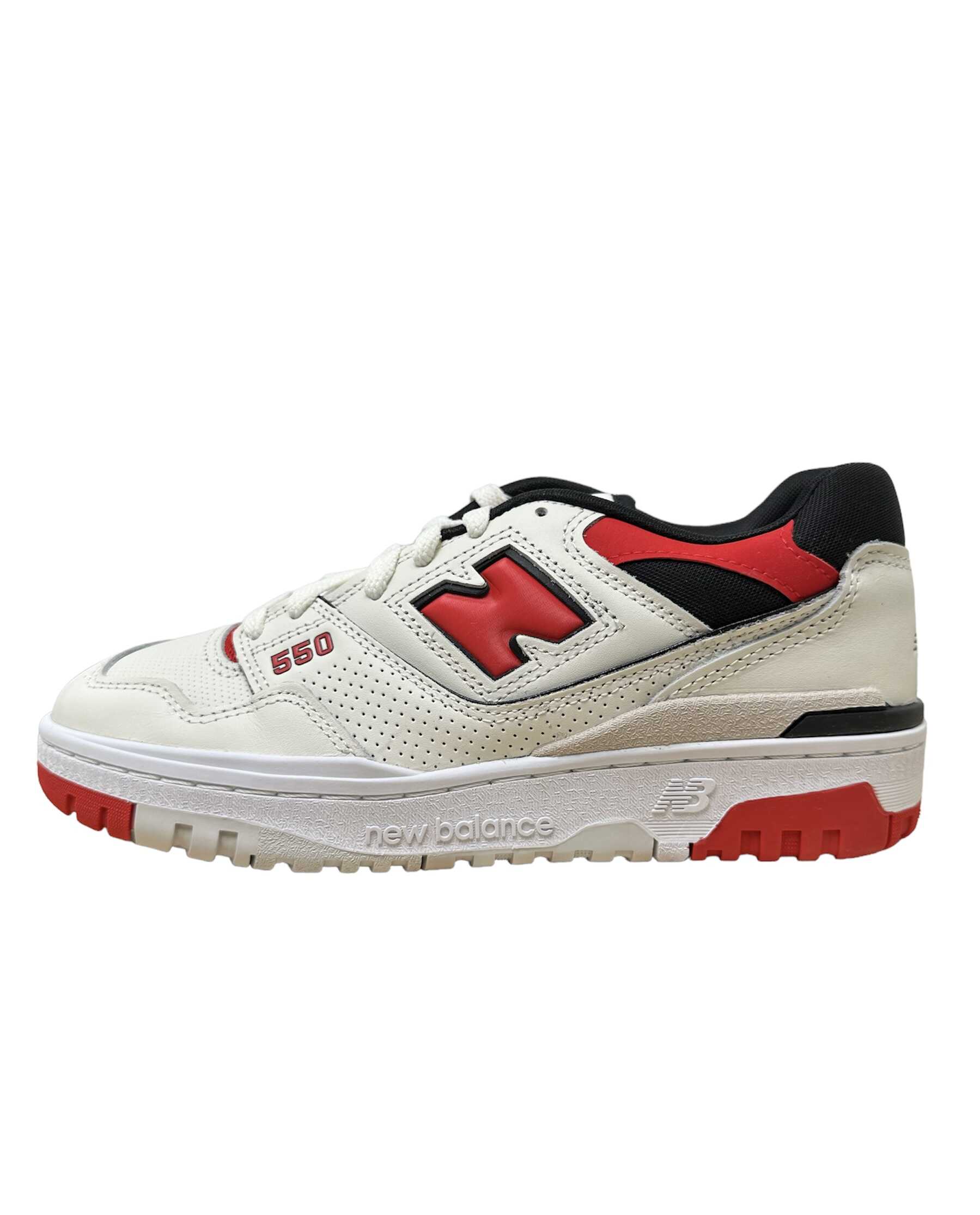 New Balance 550 White Red Sneakers - Genuine Design Luxury Consignment for Men. New & Pre-Owned Clothing, Shoes, & Accessories. Calgary, Canada