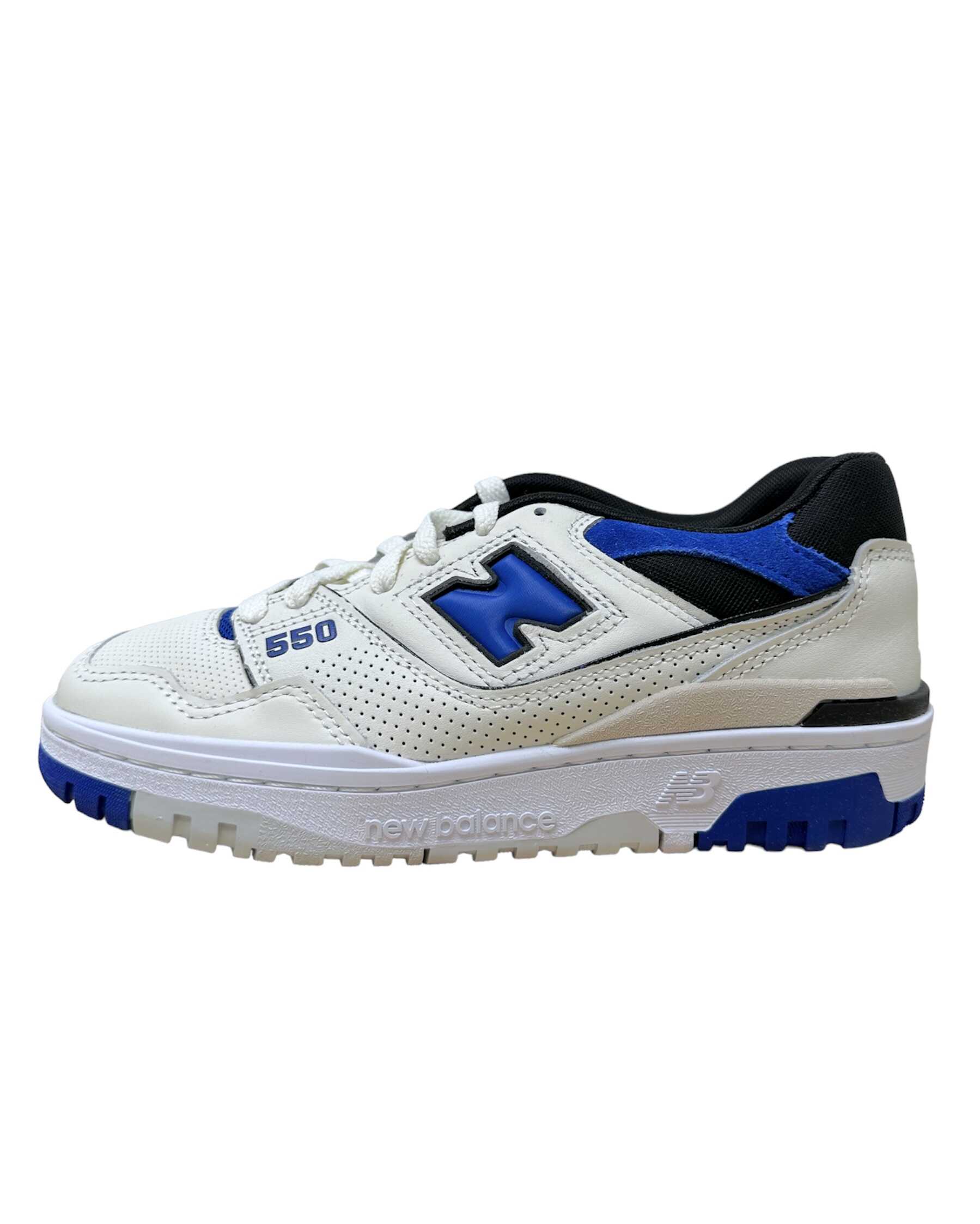 New Balance 550 White Blue Sneakers - Genuine Design Luxury Consignment for Men. New & Pre-Owned Clothing, Shoes, & Accessories. Calgary, Canada